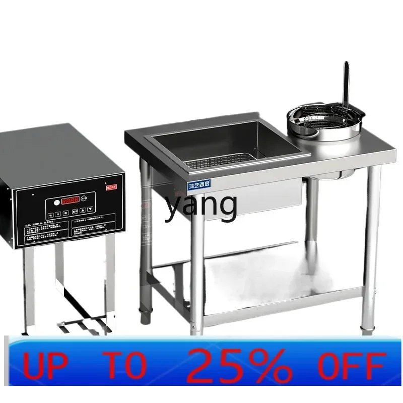 

CX powder wrapping table Commercial chicken chop wrapping machine Workbench Fried chicken burger shop equipment