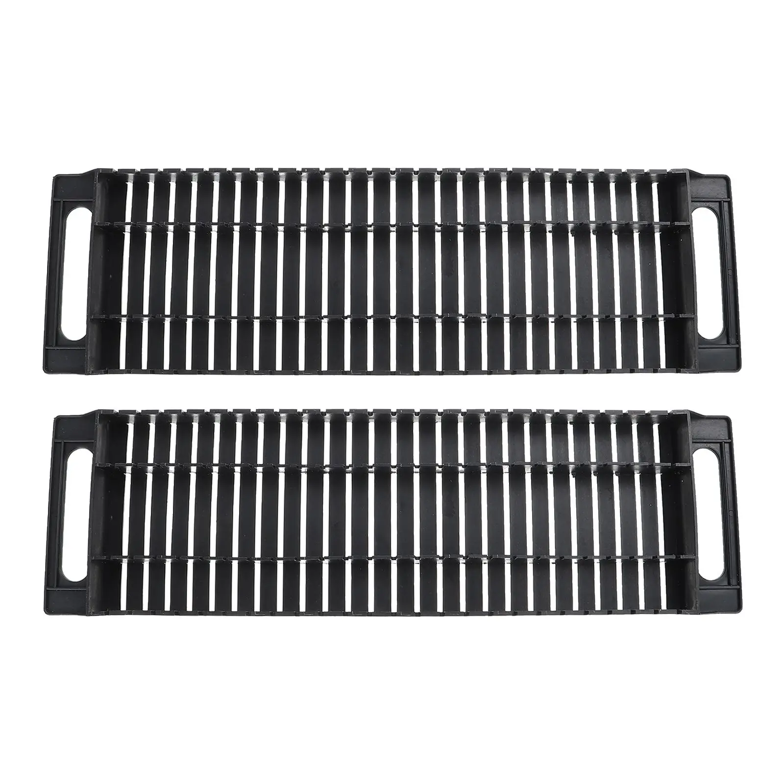 2 Pcs Anti static Bar Rack Black Frames for Pcb Tray Circuit Board Holder Static Free Storage Solution