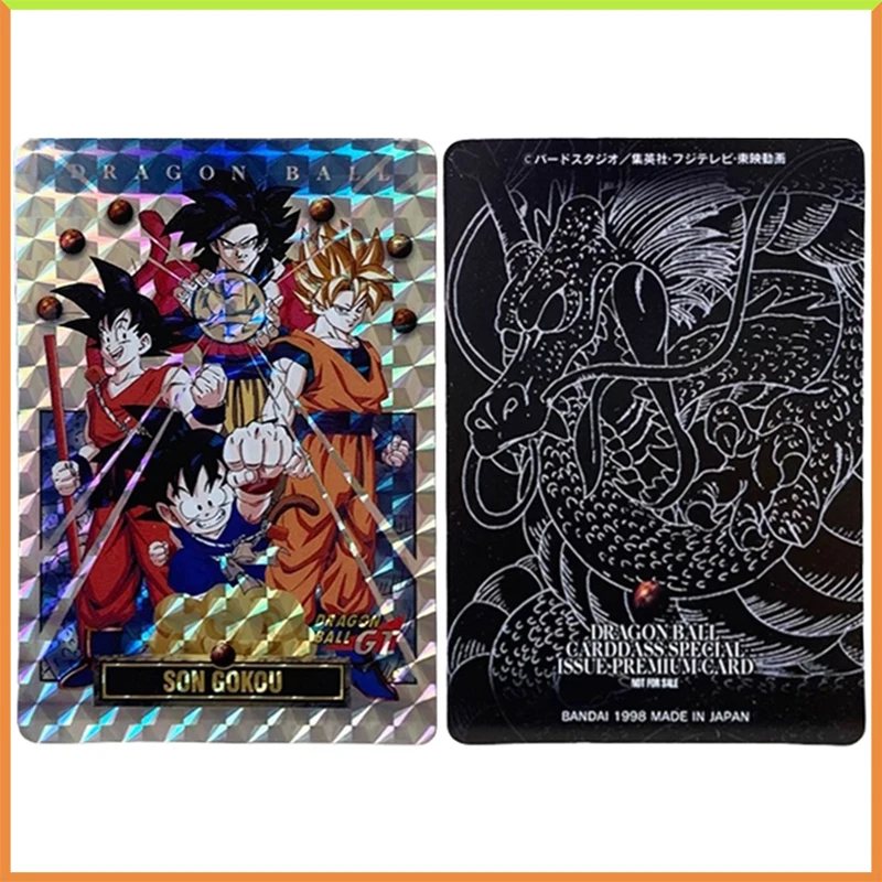 

Anime Dragon Ball DIY ACG Son Goten Bejita Yonsei Son Gohan Refraction Battle Game Collectible Card Toys for boys Birthday Gifts