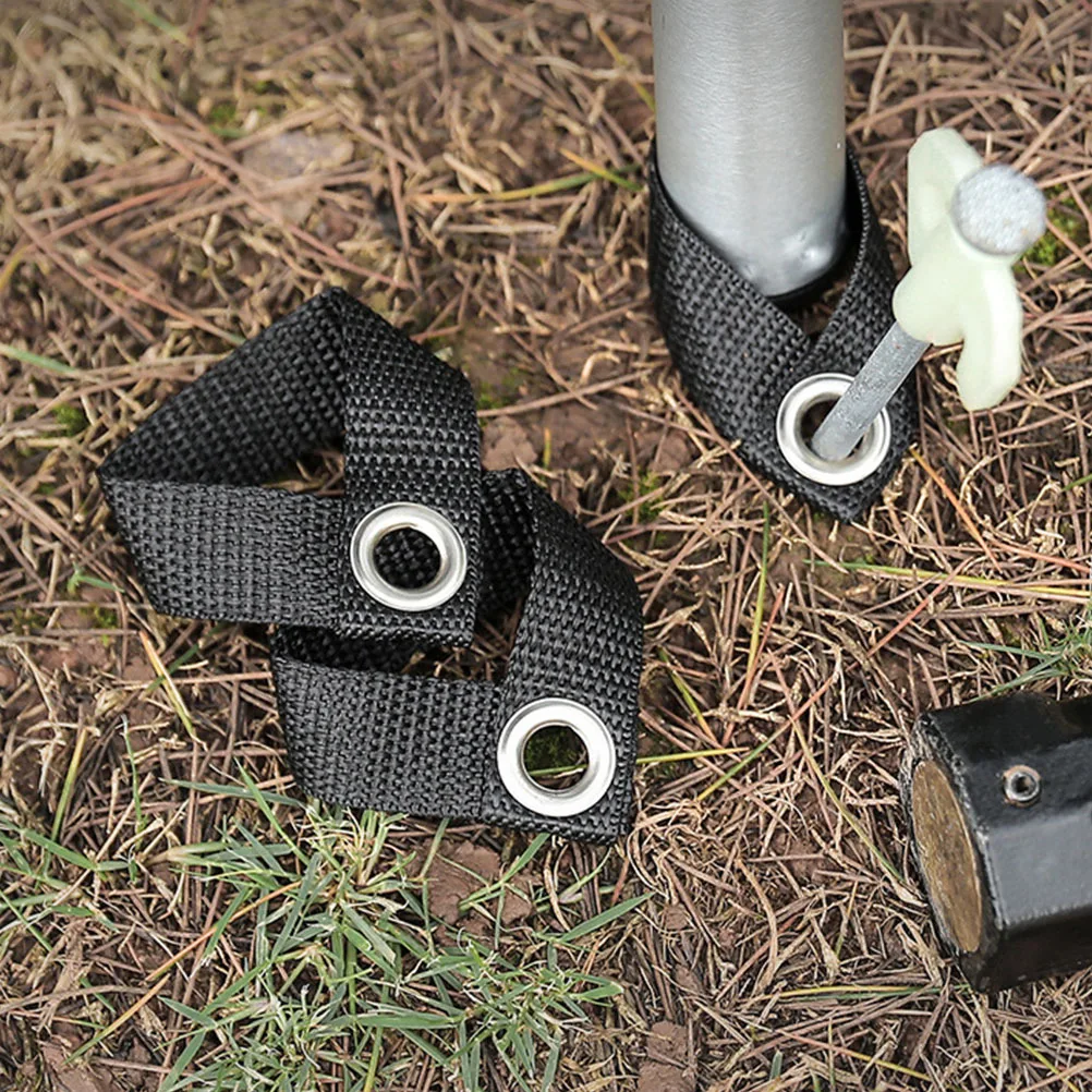 

16 Pcs Canopy Pole Fixing Buckle Camping Accessories Versatile Fixator Fishing Accessory Nail Nylon Awning Outdoor