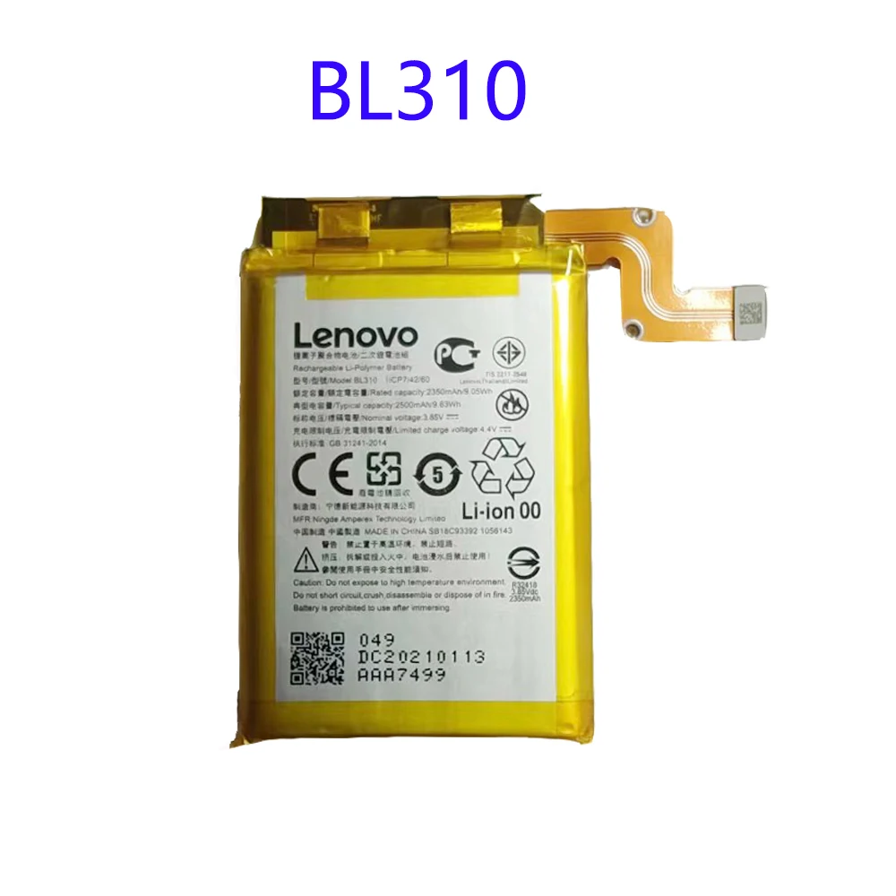 Original For Lenovo Legion Duel Legion Pro L79031 BL310 BL312 Battery For Lenovo Legion Y90 BL323 Mobile Phone Batteries