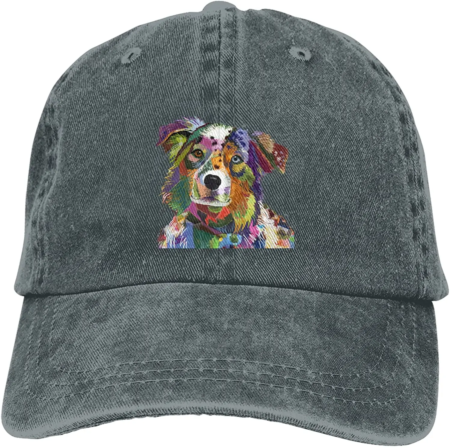 Watercolor Australian Shepherd Unisex Hat Baseball Cap Outdoor Travel Leisure Hat