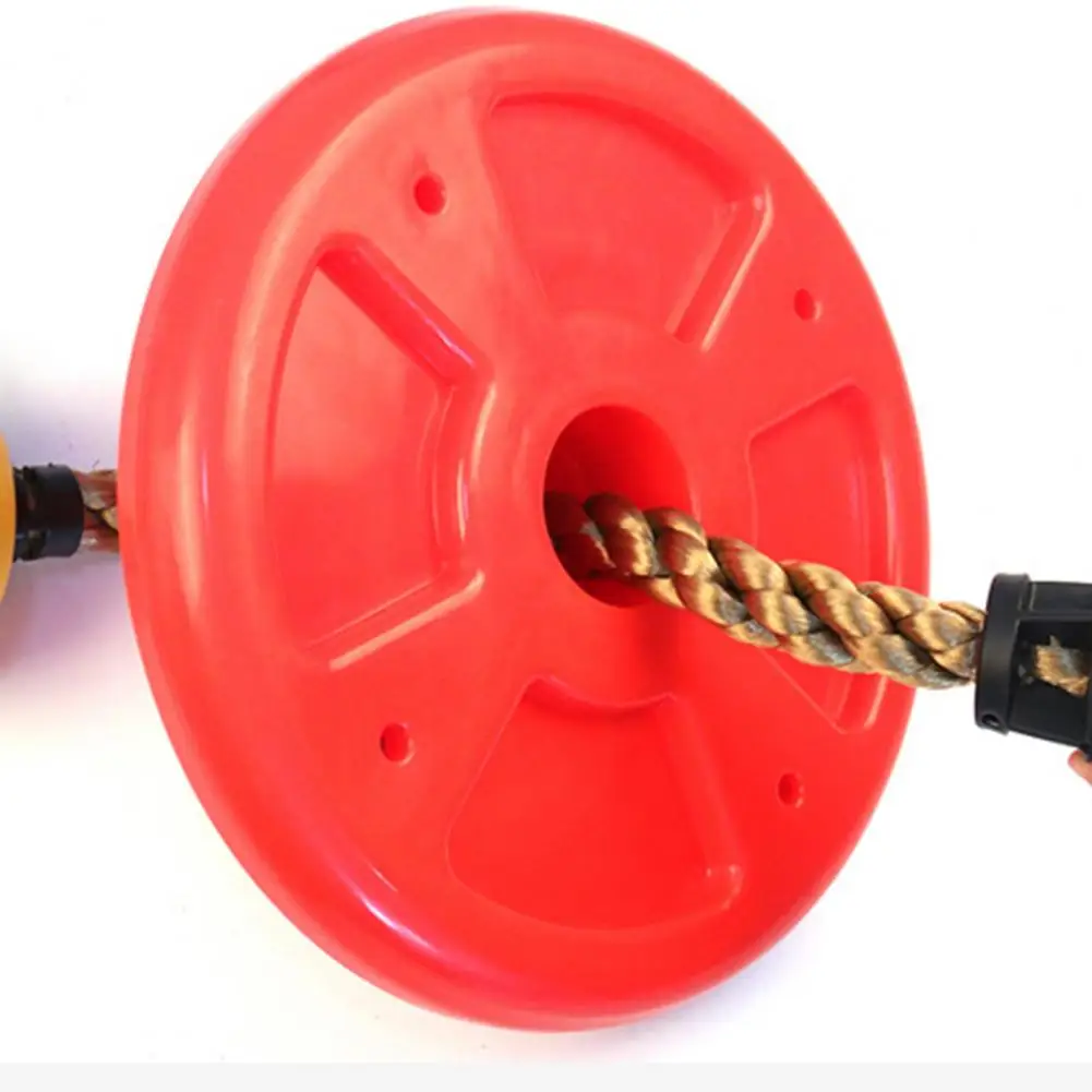 Cuerda de escalada con plataformas y asiento de disco para niños, juego de columpio para exteriores, juguete de jardín, accesorios para patio de