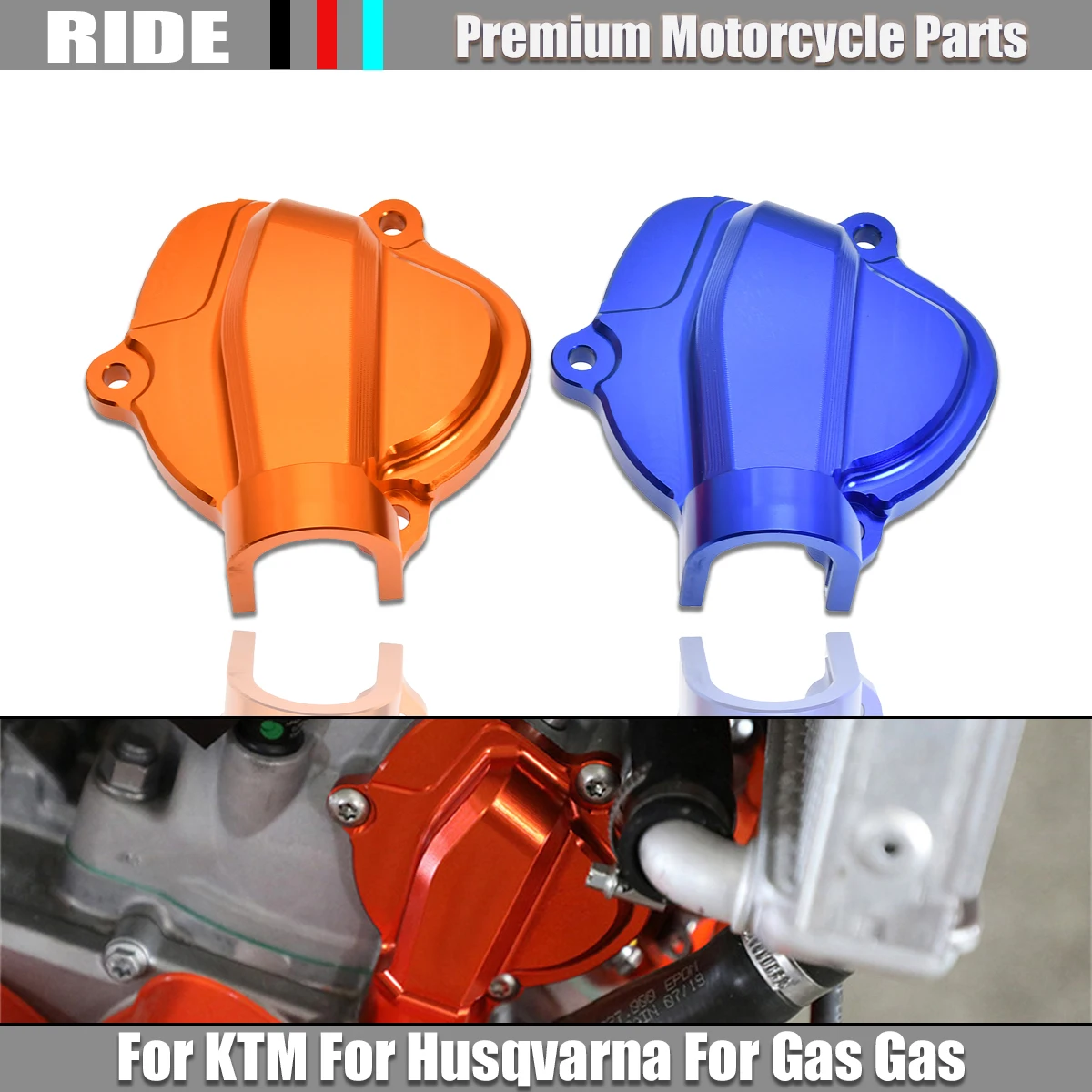 

Motorcycle CNC Exhaust Control Cover For KTM XC SX XC-W EXC Six Days TPI 250 300 GasGas EC EX MC Husqvarna TE TC TX 2009-2022