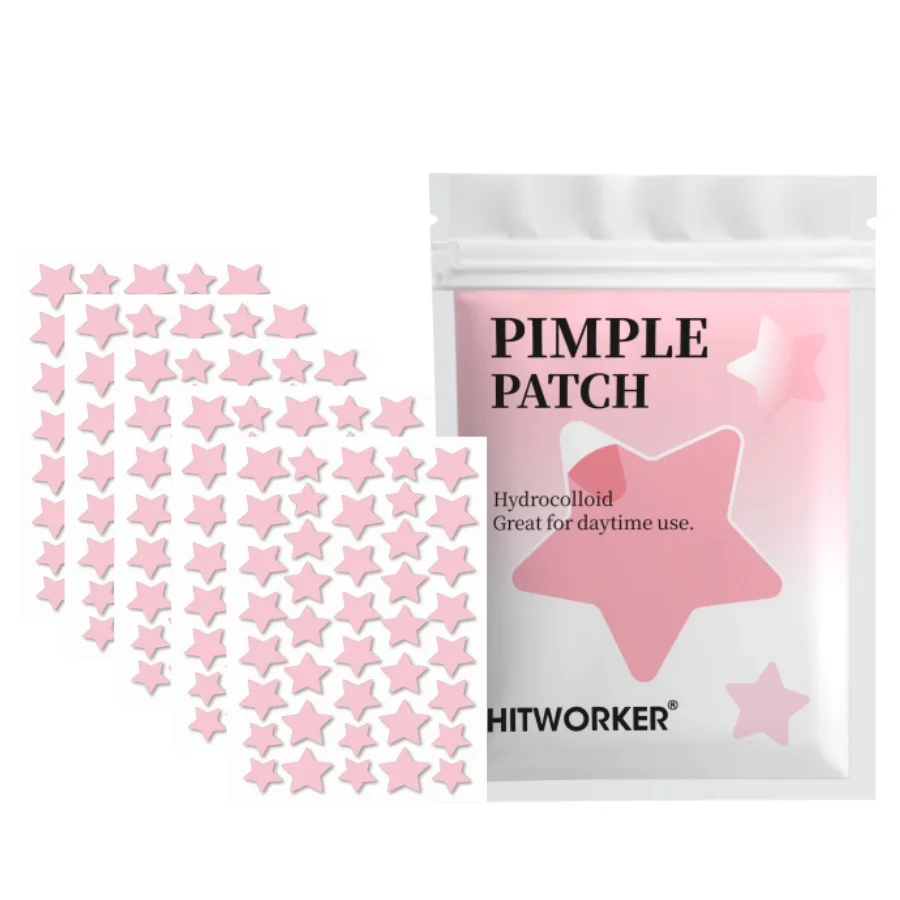 Cute star design hydrocolloid acne patch, light breathable concealer, mild and non irritating acne solution image 3