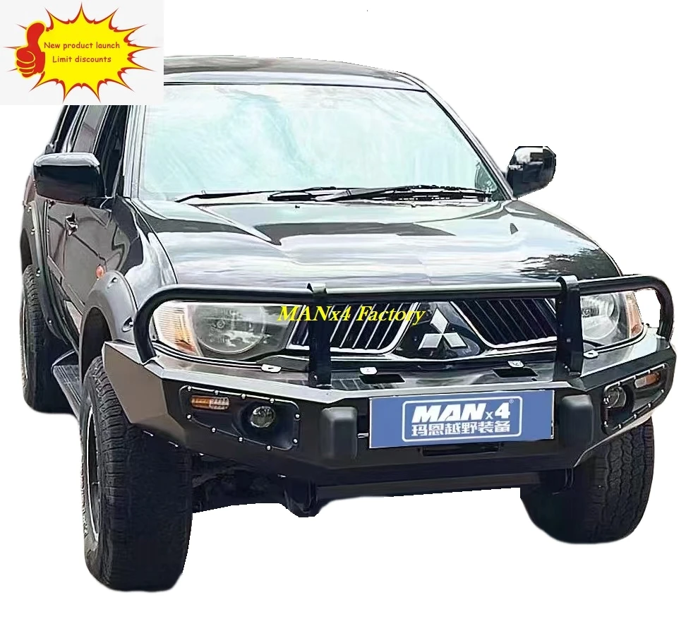 

Slap-Up Steel Front Bumper Bull Bar for Mitsubishi Triton L200 06-14