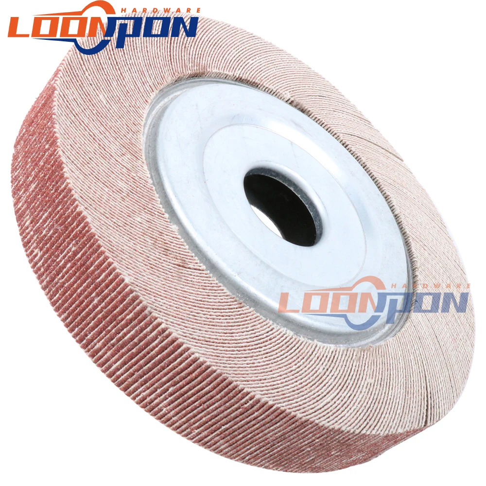 200X25Mm Nòng Bích Sập Đá Mài Nhôm Oxit Chà Nhám Vải Lau Nhà Nhám Đánh Bóng Đĩa Kim Loại Gỗ độ Dày 25Mm