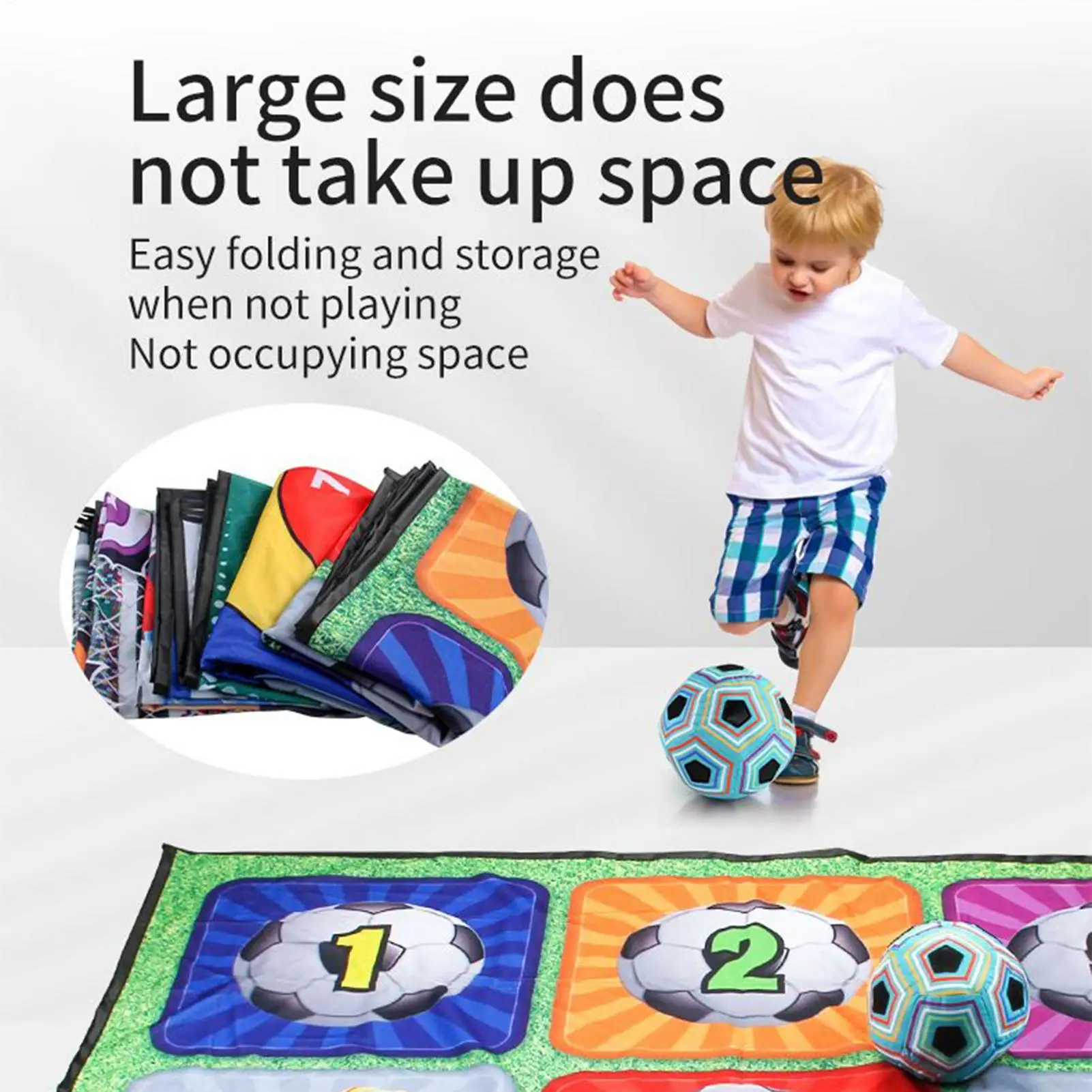 كرة القدم الهدف لعبة كرة القدم رمي ألعاب أطفال داخلي في الهواء الطلق لعبة الفانيلا حصيرة لعبة الحفلات لعب للبنين بنات الأطفال #4