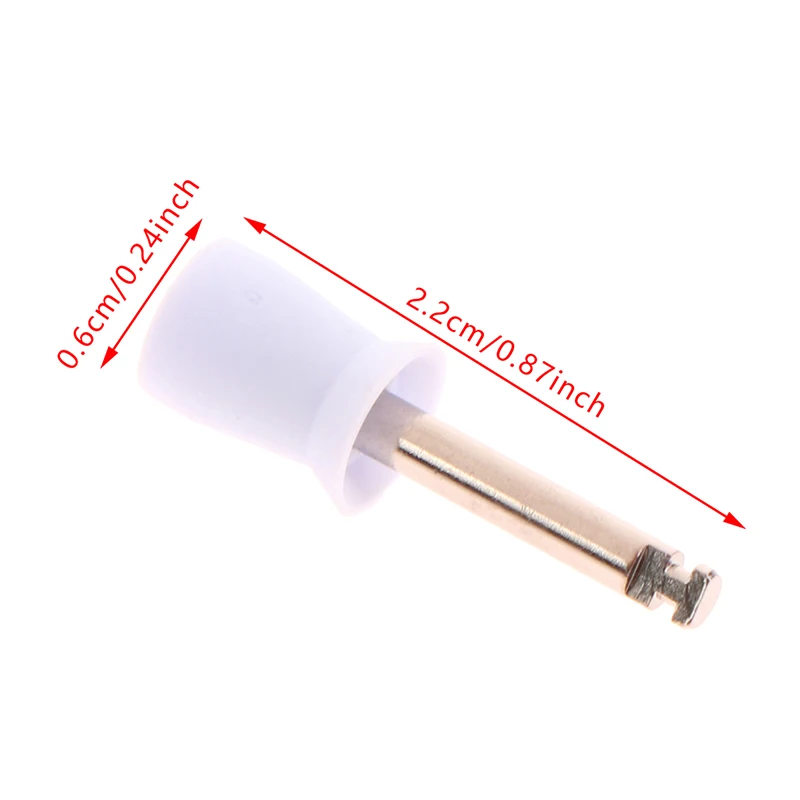 100Pcs Dental Polishing Cup Prophy Brushes Polisher Disposable Latch type for stain removal polish Handpiece Oral Hygiene Clean