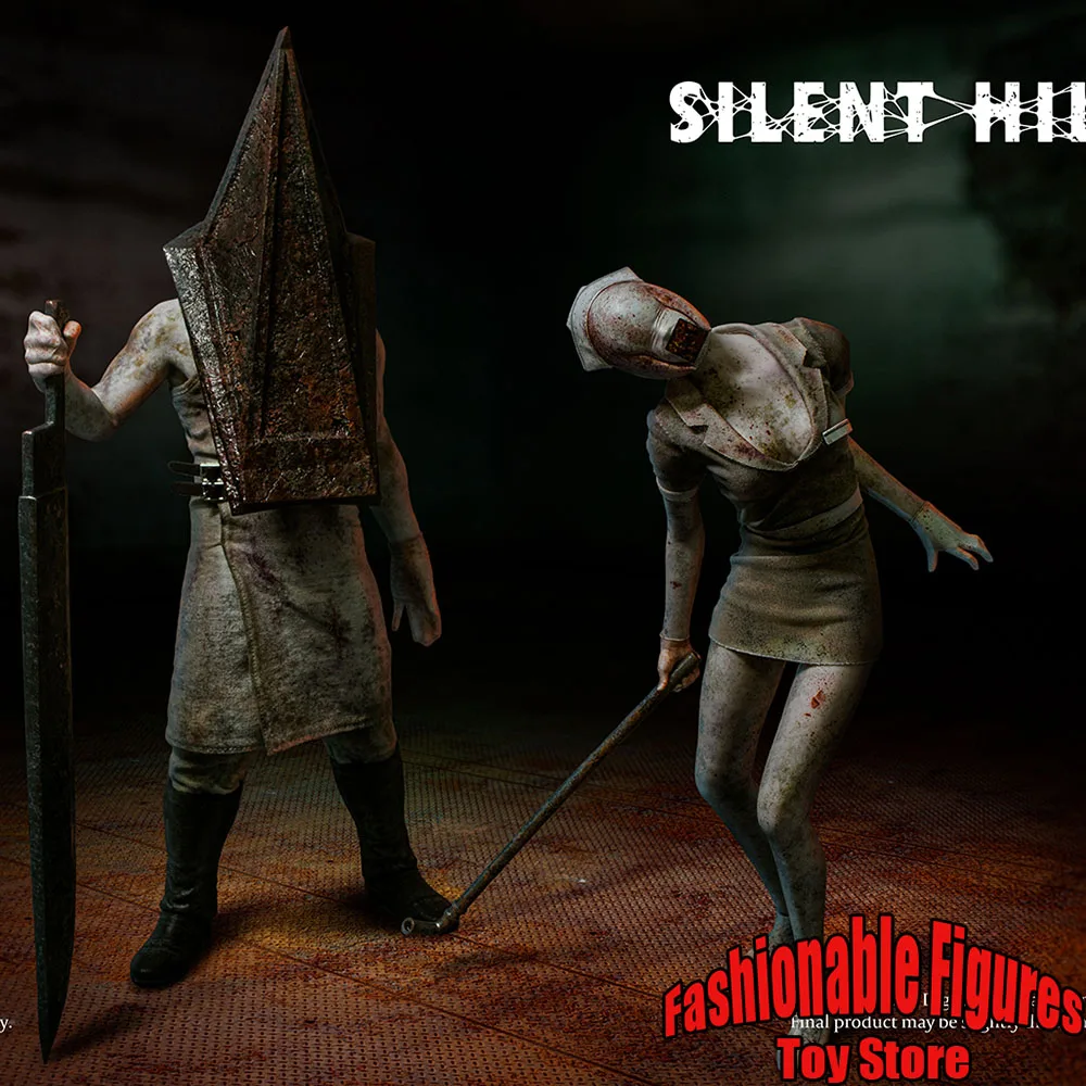 Iconia Studios IQGS-03 IQGS-02 1/6 Коллекция Silent Hill Terror Треугольная голова Пузырьковая голова Медсестра Полный набор 12-дюймовая экшн-фигурка