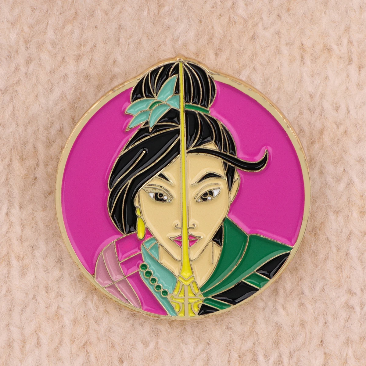 

Cartoon Cool Girl Enamel Pin Movie Hero Brooches Badges on Backpack Brooch for Clothes Lapel Jewelry Cosplay Accessories
