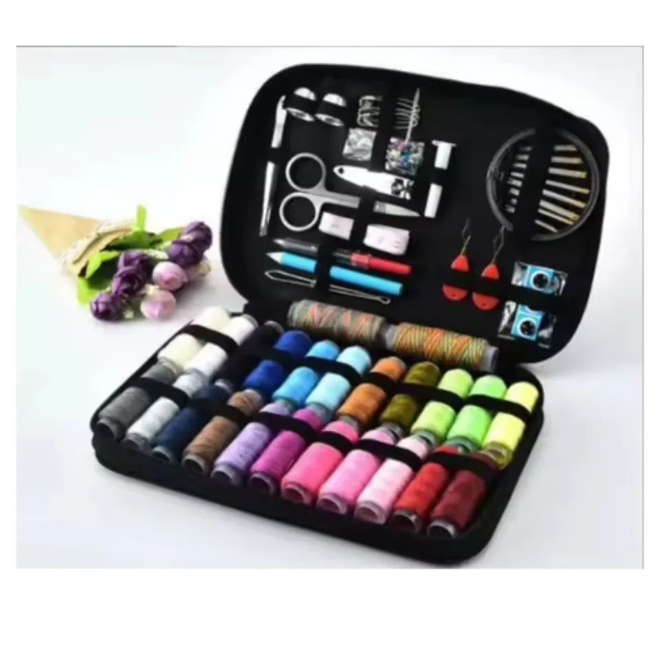 Complete Sewing Kit for Travel Embroidery and Handwork