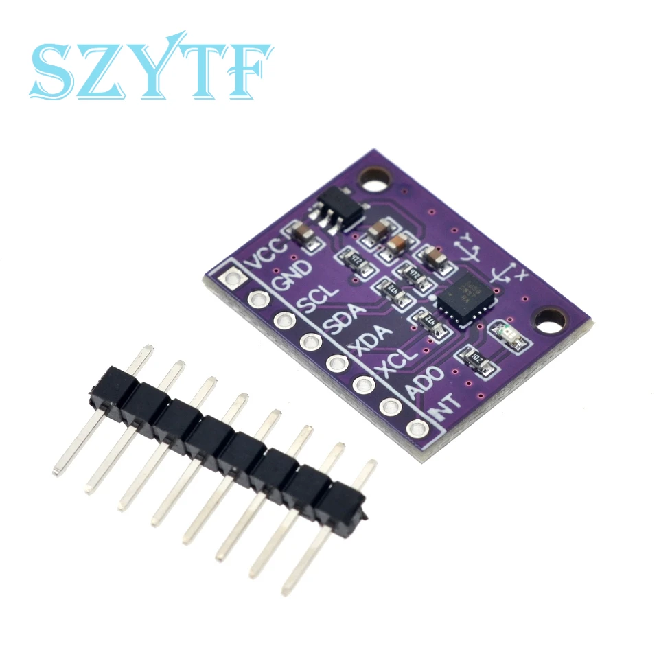 1PCS QMI8658 Sensor Module Compatible With BMI160 Six-axis Gyroscope Evaluation Board 6DFO Instead of MPU6050