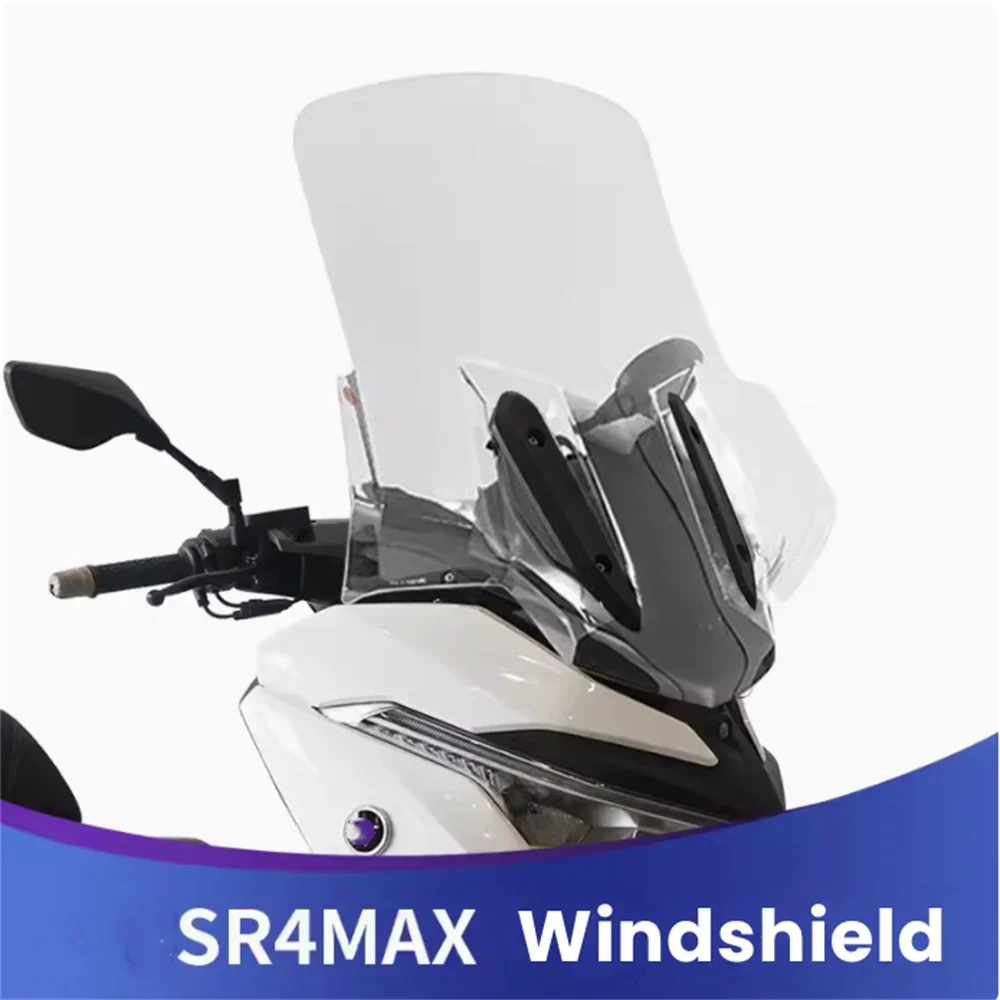 For LONCIN VOGE350 SR4MAX modified front windshield raised and widened motorcycle accessories voge350 VOGE-350 sr4max 350VOGE