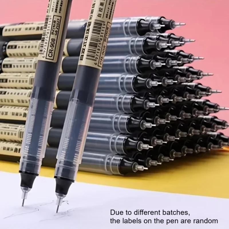 

10pcs/set High Quality Needle Type Gel Pens Straight Liquid Ballpoint Pen Kawaii Stationery School Office Accessories 3 colors