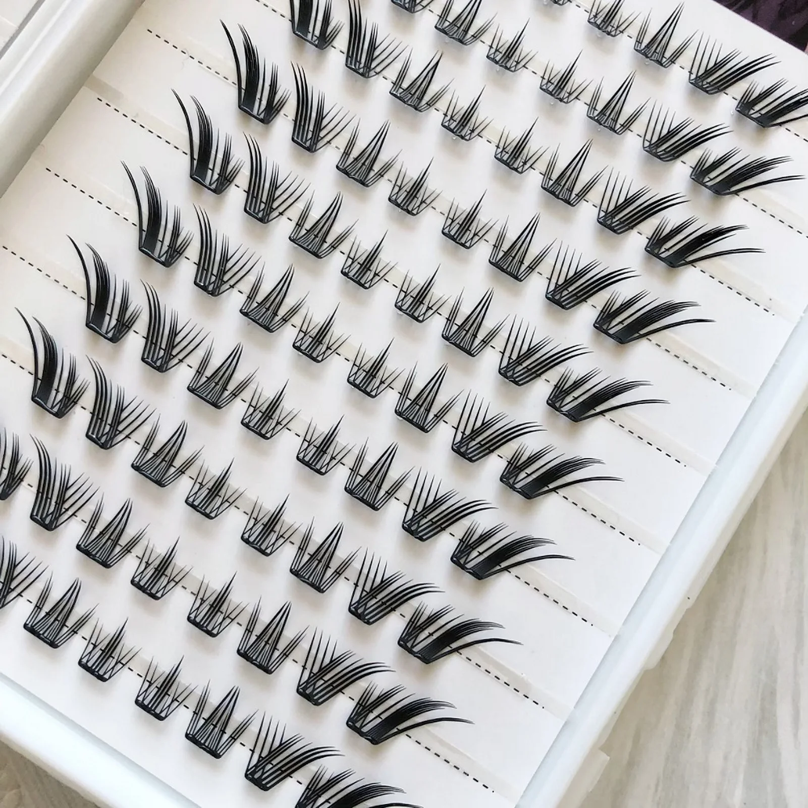 Falsche Wimpern für Frauen, Füchse-Augendesign, 0,05 mm, ultradünn, leicht, künstliche Wimpern für vergrößerte Augen, Alltagskleidung, Party, Hochzeit
