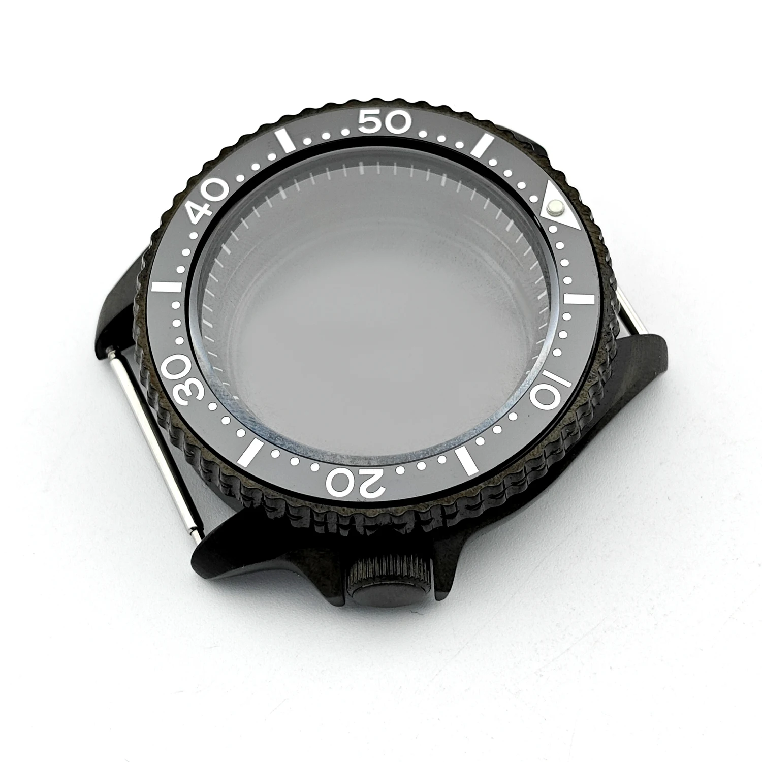 NEITON Black SKX Watch Case Crown at 4 O'Clock for SKX007 NH35 4R36 Steel Cases Sapphire Crystal MOD Accessories - view 5