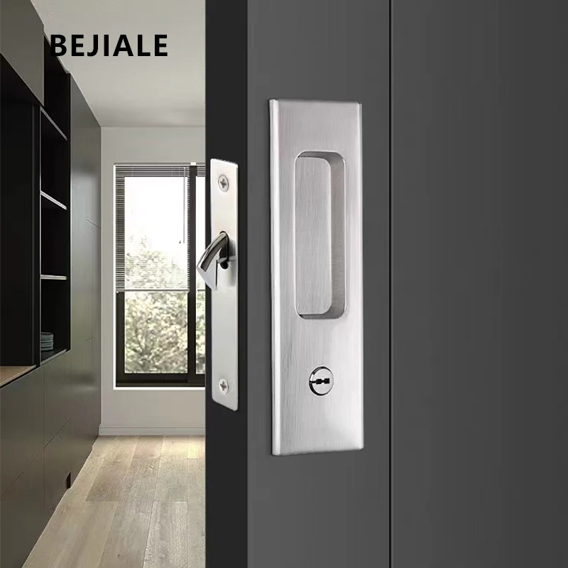 

Kitchen Bathroom Sliding Door Lock Shift Door Lock Invisible Wooden Door Lock Dark Door Black Shift Door Handle Trip Door Lock