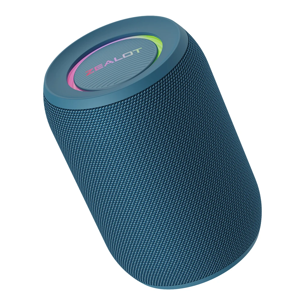 Zealot-S32PRO Haut-parleur Bluetooth puissant, basse sans fil, lumière LED, haut-parleurs extérieurs, caisson de basses, Support de boîte de son étanche 3
