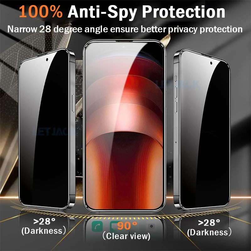 2-4 قطع من الزجاج الواقي للخصوصية لهاتف Vivo iQOO Neo 10 9 8 7 9S Pro Plus واقي شاشة لزجاج iQOO Neo7 6 5 SE المضاد للتجسس
