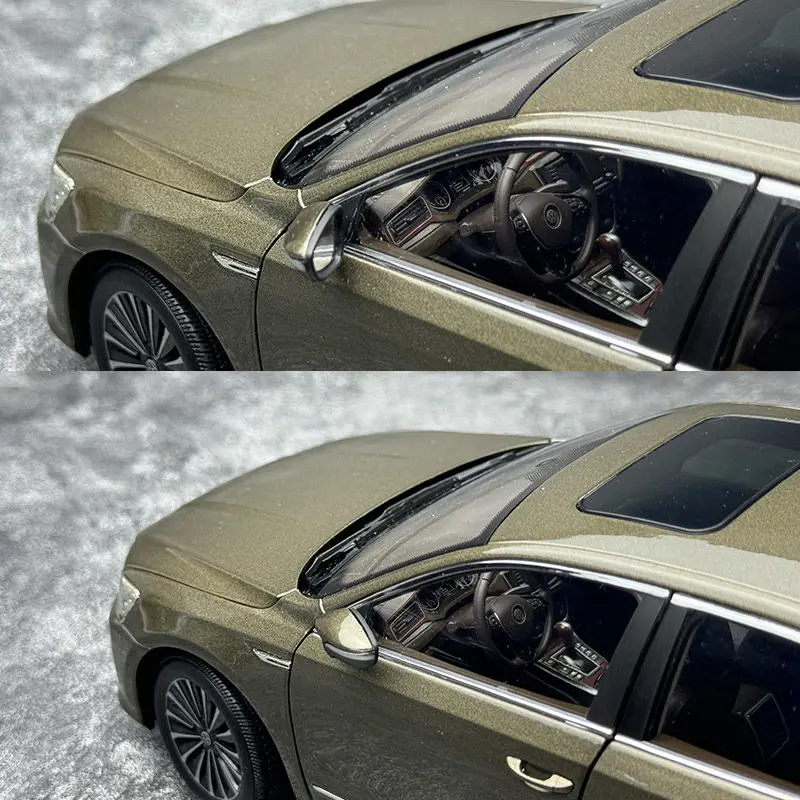 Oryginalny 1:18 Brand New Passat 2016 SAIC Volkswagen Alloy w pełni otwarty model samochodu kolekcja ozdób