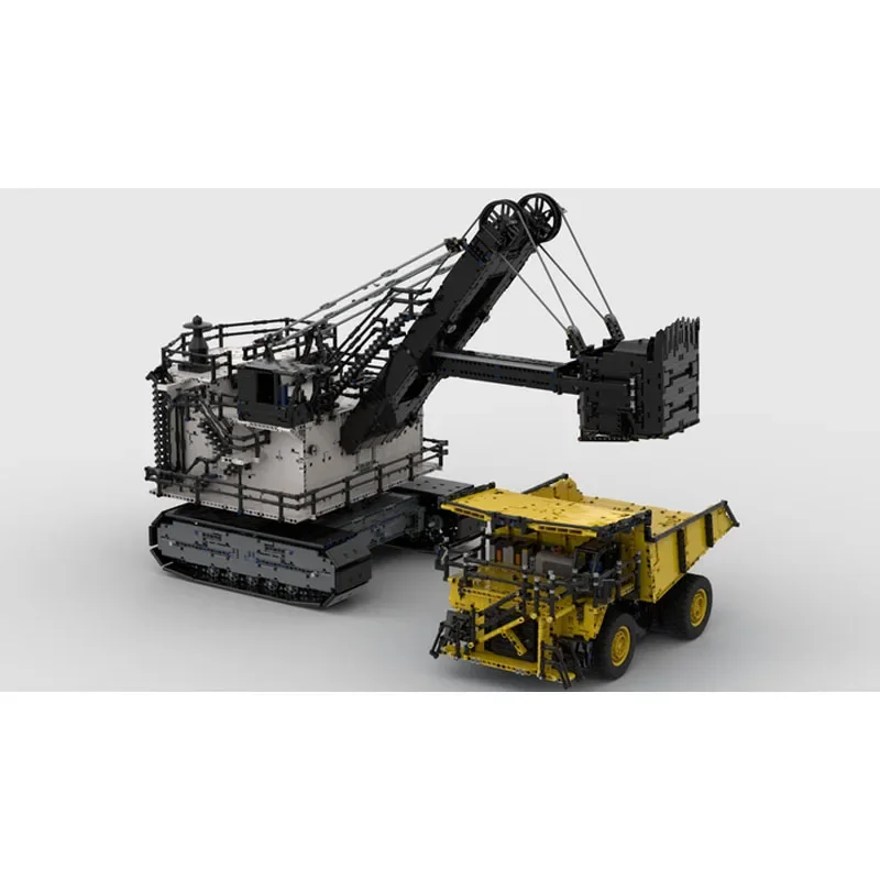 MOC-99684 حبل عملاق مجرفة حفارة بيضاء 10035 أجزاء سوبر عالية الصعوبة خياطة بنة نموذج KidsBirthdayToyGift