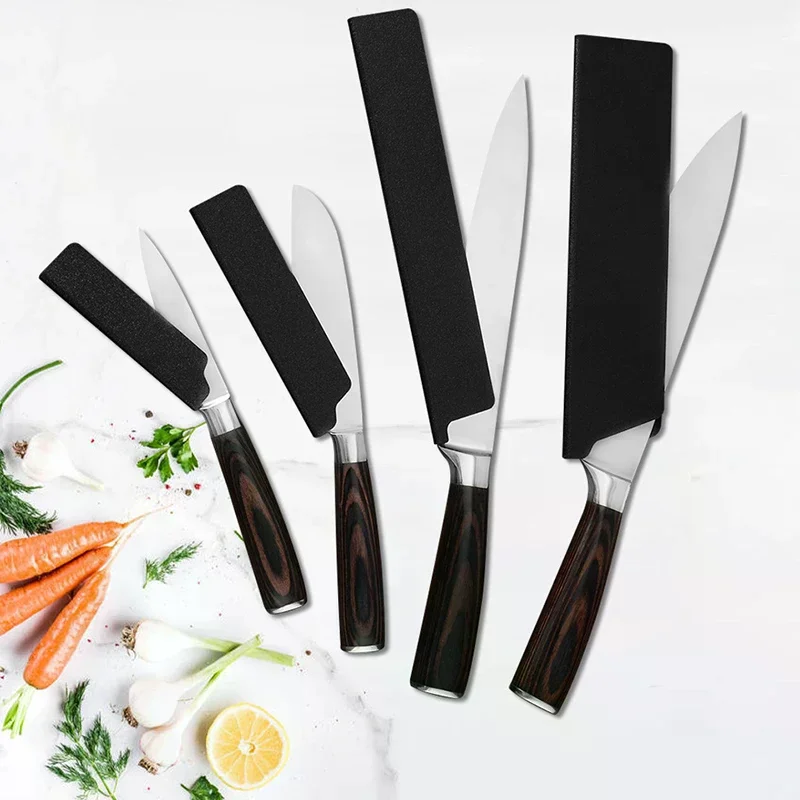 Plastic Kitchen Knife Blade Protector For 3.5-10 Inch Knife Cases Eco-Friendly Material New High Quality Practical