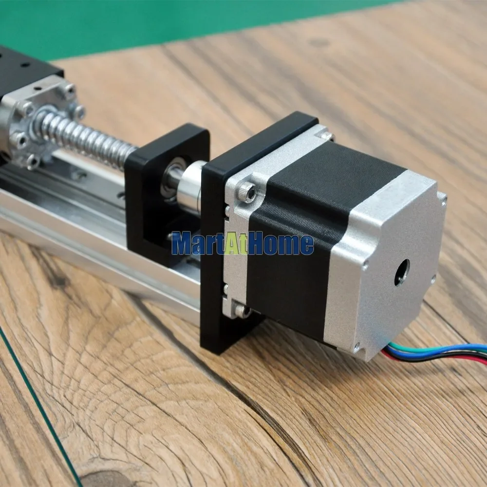 Imagem -02 - Trilho de Guia Linear para Peças Impressora 3d Haste Roscada Parafuso de Esferas Módulo Linear Motor de Passo Kit Braço Robótico 9001000 mm Sfu1610