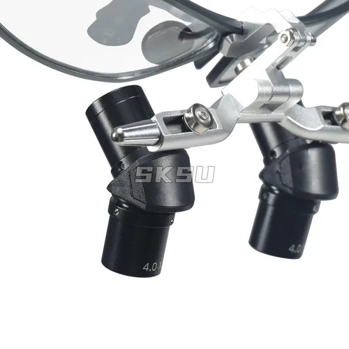 Imagen 2 del producto Lupas dentales ópticas Ergo 48 °   Lupas abatibles 4X 5X para cirugía bucal Alternativa cómoda para doblar y bajar la cabeza