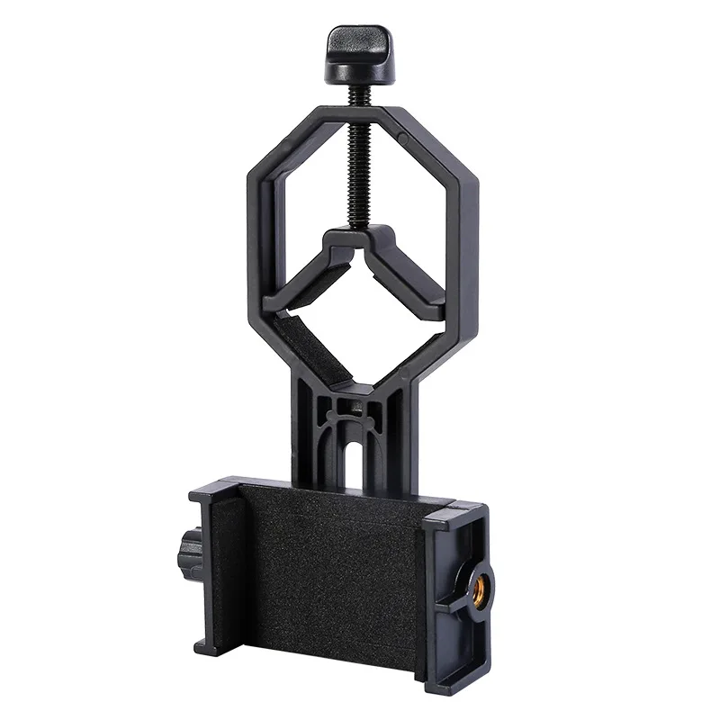 Metal Outdoor Astronomical Telescope Monocular Auxiliary Camera Clip Mobile Phone Video Bracket Bird Watching Binoculars Mount