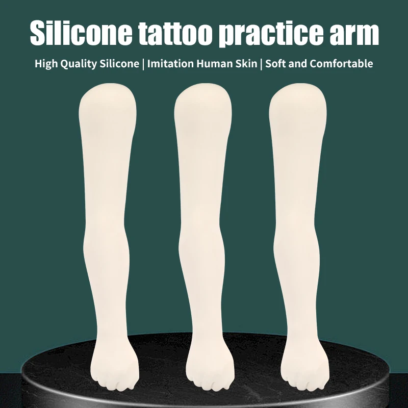 ثلاثية الأبعاد ممارسة الوشم سيليكون الذراع محاكاة قابلة لإعادة الاستخدام الذراع الوشم ممارسة الجلد التدريب نموذج لفناني الوشم والمبتدئين #3