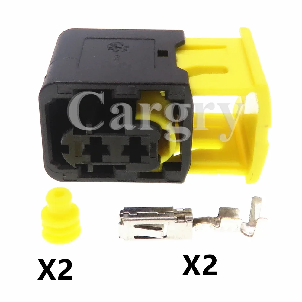 Set di 2 Connettori Impermeabili 1-1418483-1 per Auto, Adattatore Sigillato per Cablaggio e Presa AC