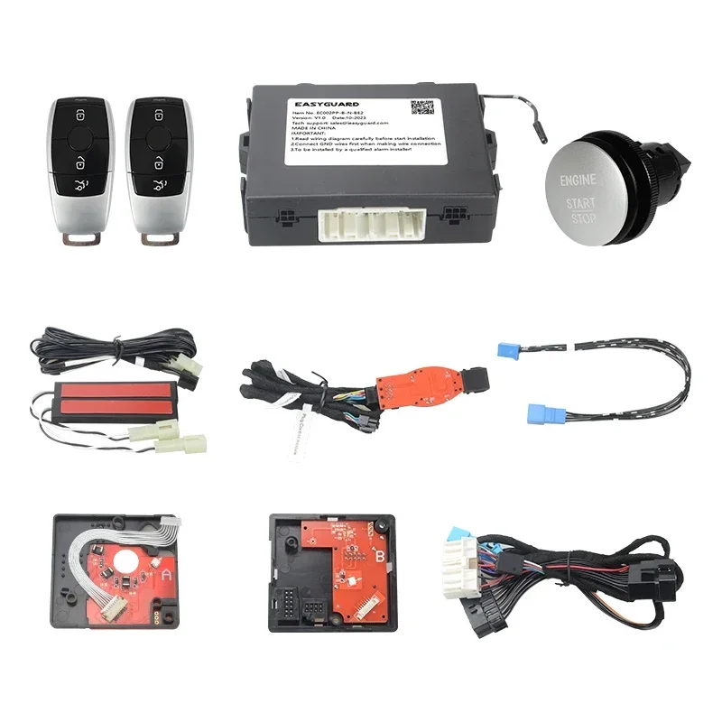 EASYGUARD Full Plug & Play Remote Starter Fit For ML/13-15 GL/16-18 GLS/12-18 GLA/12-16 B Class/13-18 G/A Glass W166,X156,X166