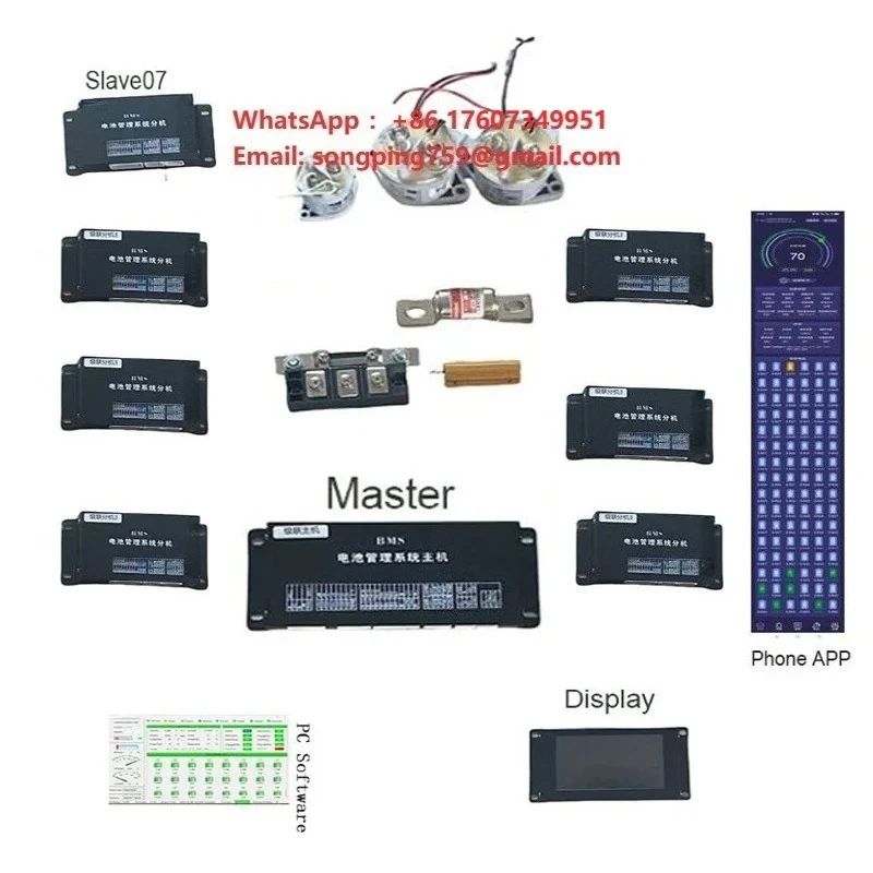 High Voltage BMS 5S-256S 96S 200A