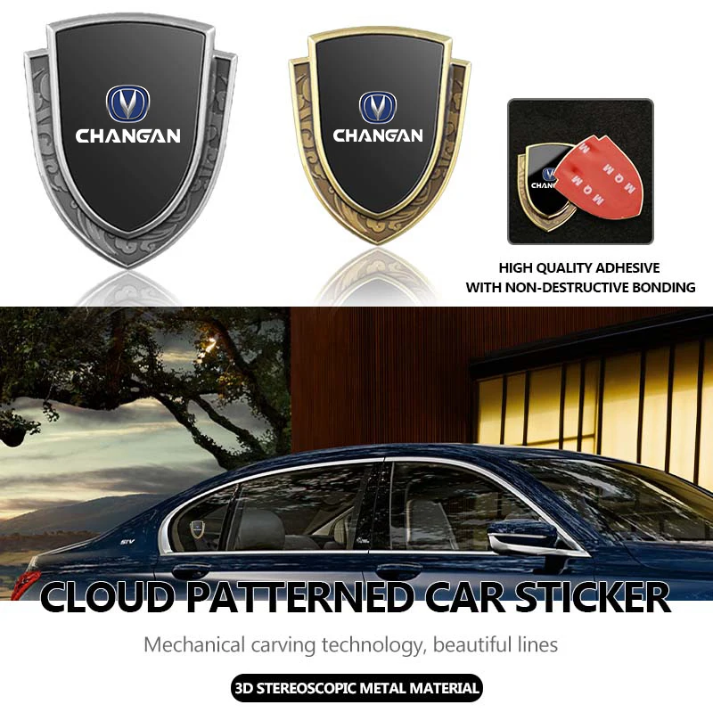 Для Changan кузов автомобиля креативные наклейки из алюминиевого сплава наклейка на окно украшения аксессуары Raeton PLUS Eado CS35 CS15 CS95