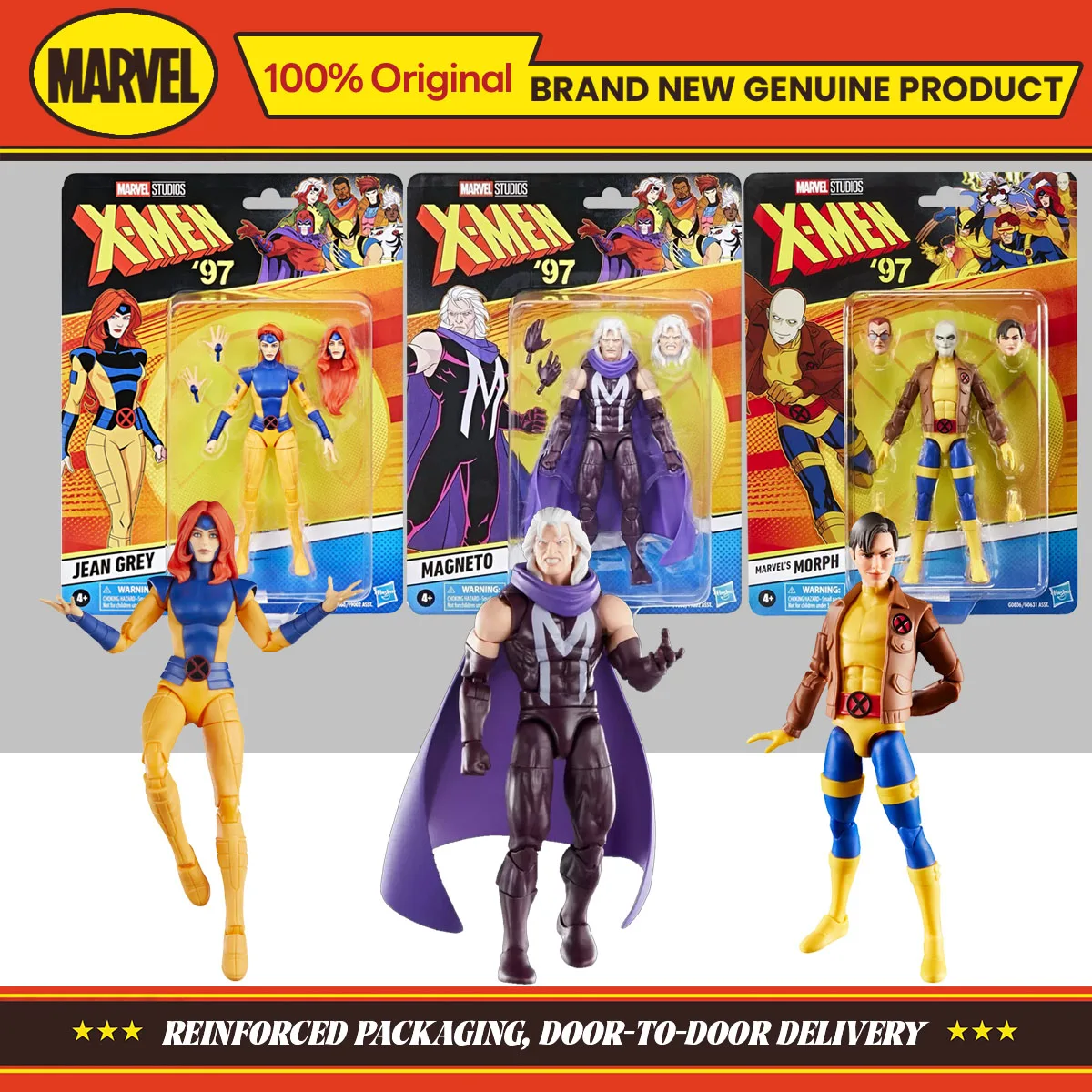 En Stock Hasbro Marvel Legends Series x-men '97 Marvel's Morph & Magneto & Jean Grey 15cm figura de acción juguetes originales regalos de modelismo