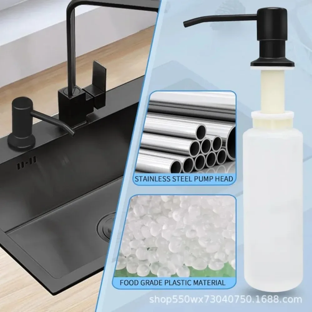 

Новый насос из нержавеющей стали, полезные инструменты для кухонной мойки, домашний продукт, дозаторы для жидкого мыла в бутылках 500 мл/350 мл, прочный инструмент