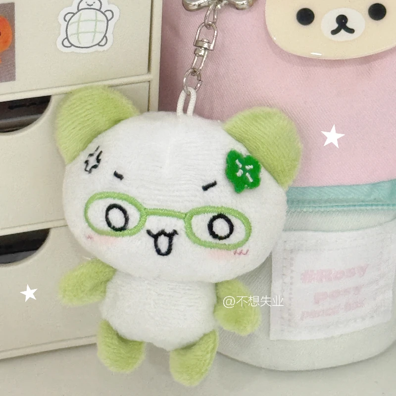 

Do Not Want To Be Unemployed Original Roll Series Matcha Roll Panda Pendant Cute Doll Ancient Early Taste Bag Hanging Key Chain