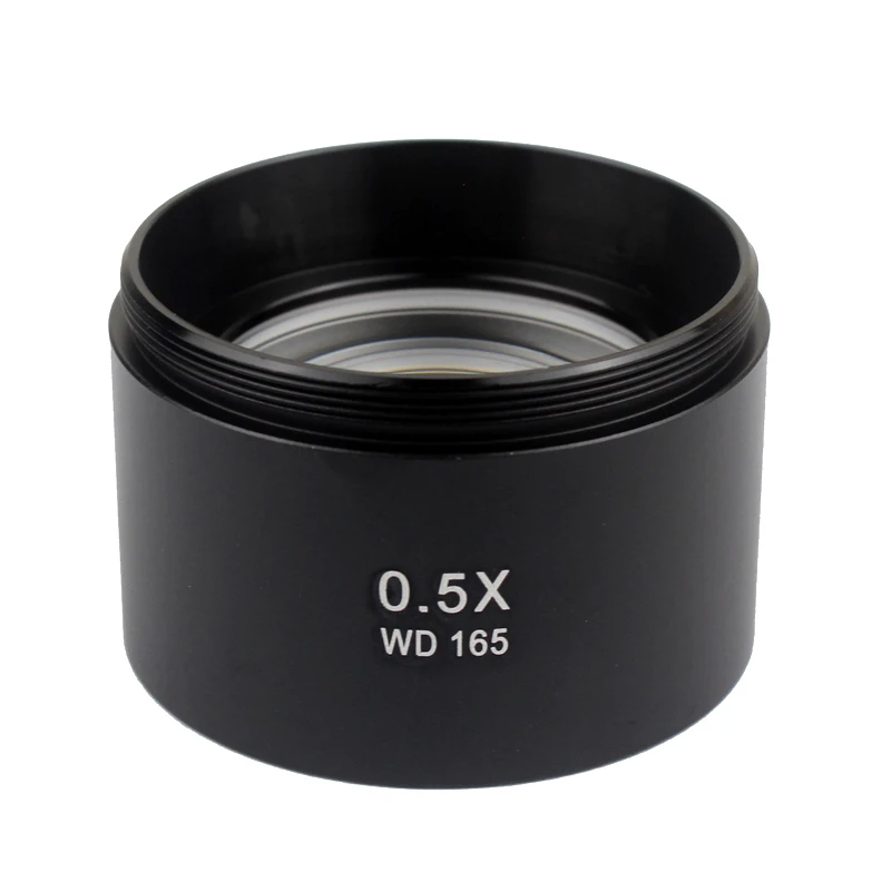 0.3X 0.5X 0.7X 0.75X 1X 1.5X 2.0X Auxiliary Objective Lens for Zoom Stereo Microscope Thread 48mm for trinocular Microscope