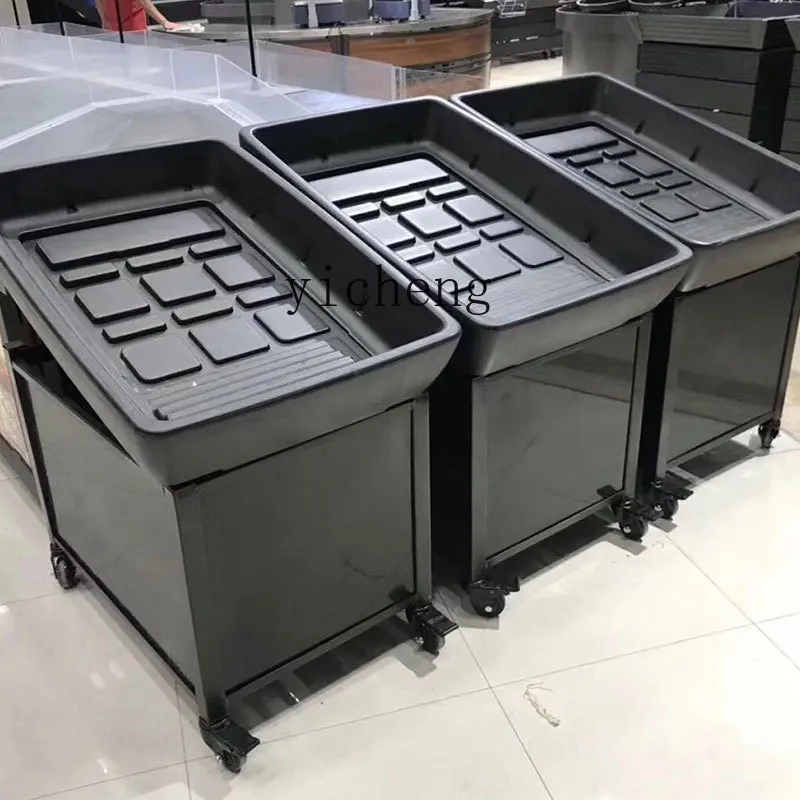 

TQH supermarket fresh display stand seafood fruit store refrigerated frozen fresh display cabinet