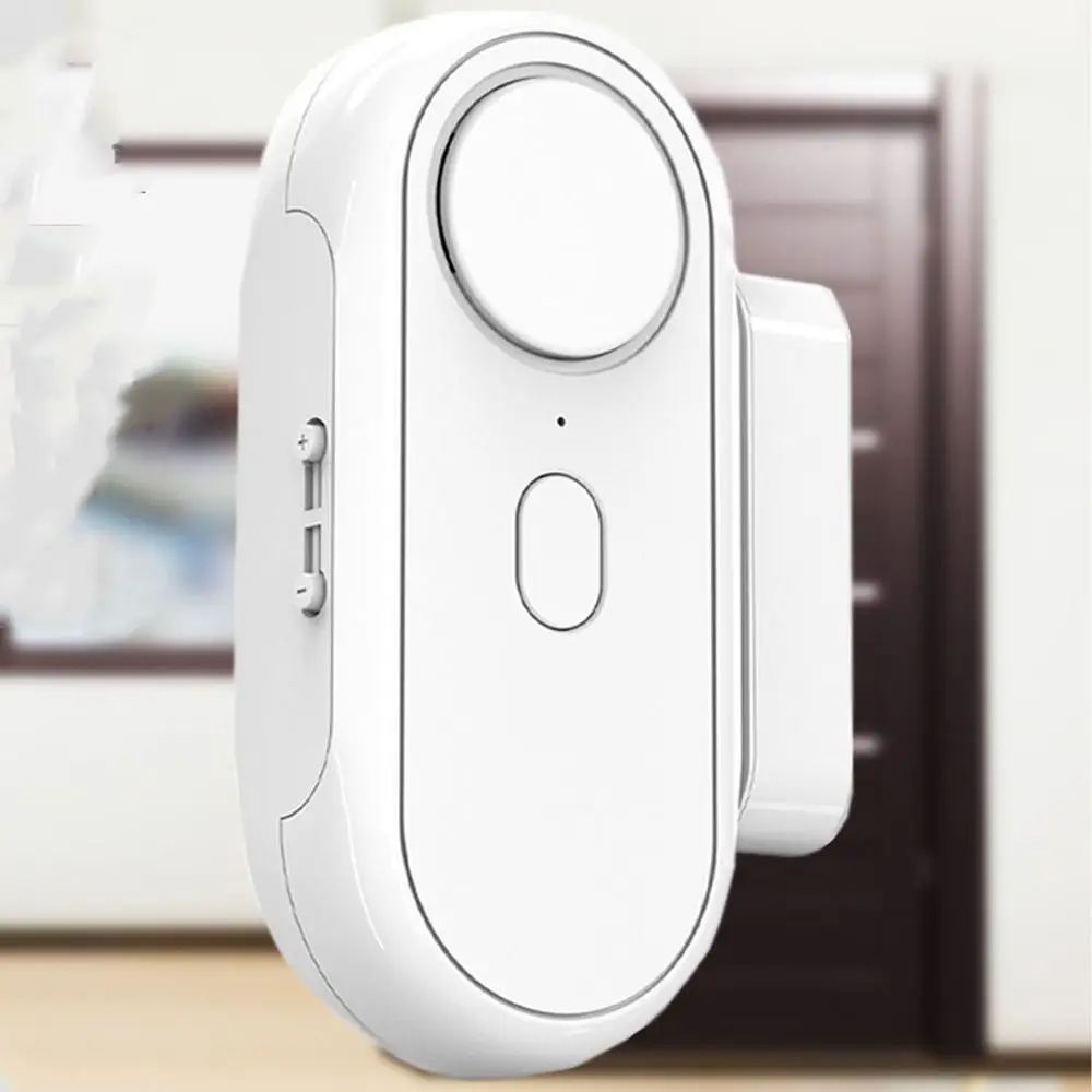 Multifunctioneel 120Db deur-raamalarm Multifunctionele draadloze magnetische sensor Wit sluitende piepherinnering Slaapkamer