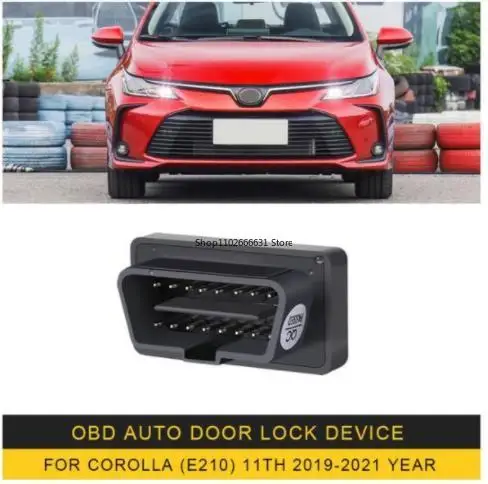 Fit For Toyota Corolla E210 2019-2021 Auto OBD Speed Lock Car Door Close Device Automatic Locking Device Closer Open Unlock Smar