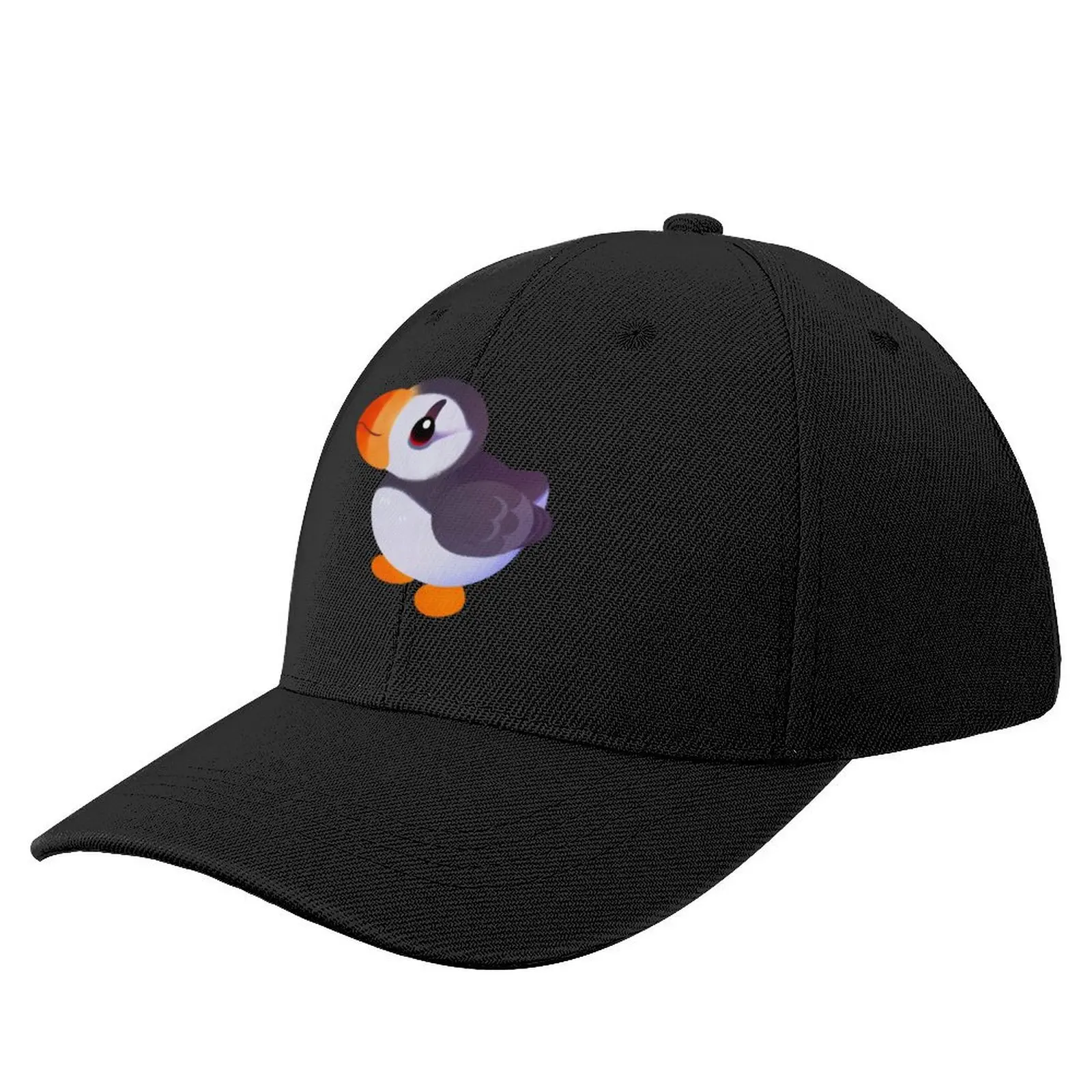 Happy puffin - blue Baseball Cap Sunscreen Gentleman Hat Men Luxury Brand Women's