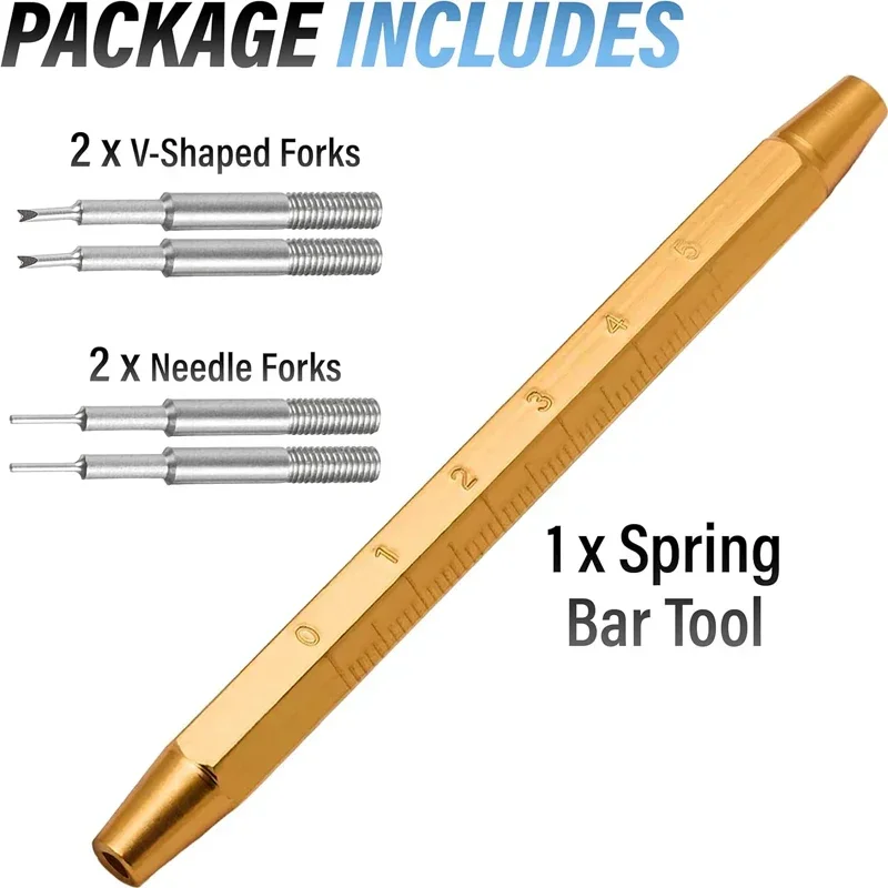 WATCH BANDS Spring Bar Tool Kit for Watch Link Removal Band Replacement Pin Extraction Watch Strap Tool and Strap Removal Tool