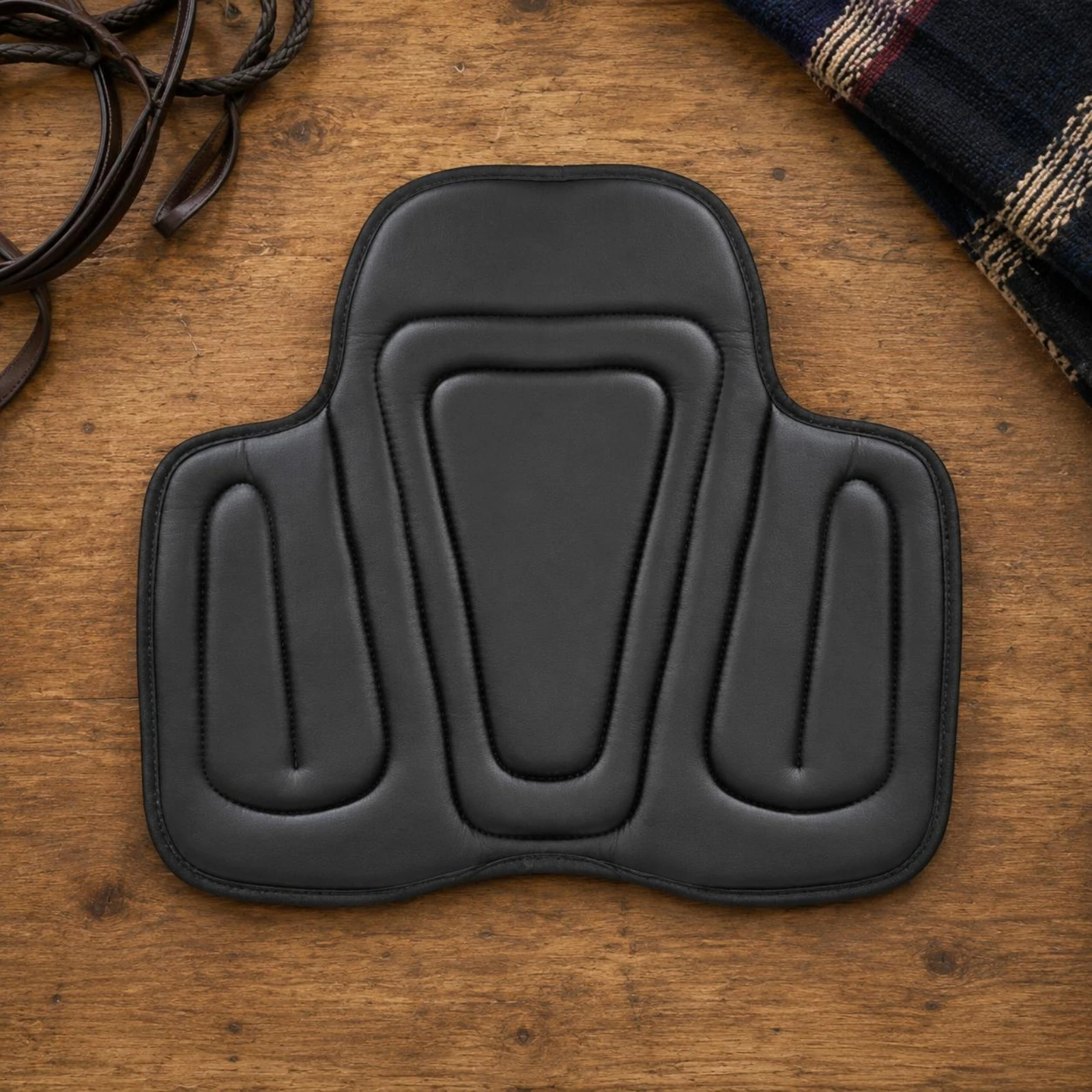 Contoured Saddle Cushion Raised Channel Design Motorcycle Seat Cushion Motorcycle Seat Pad Molded Surface Vehicle Accessory