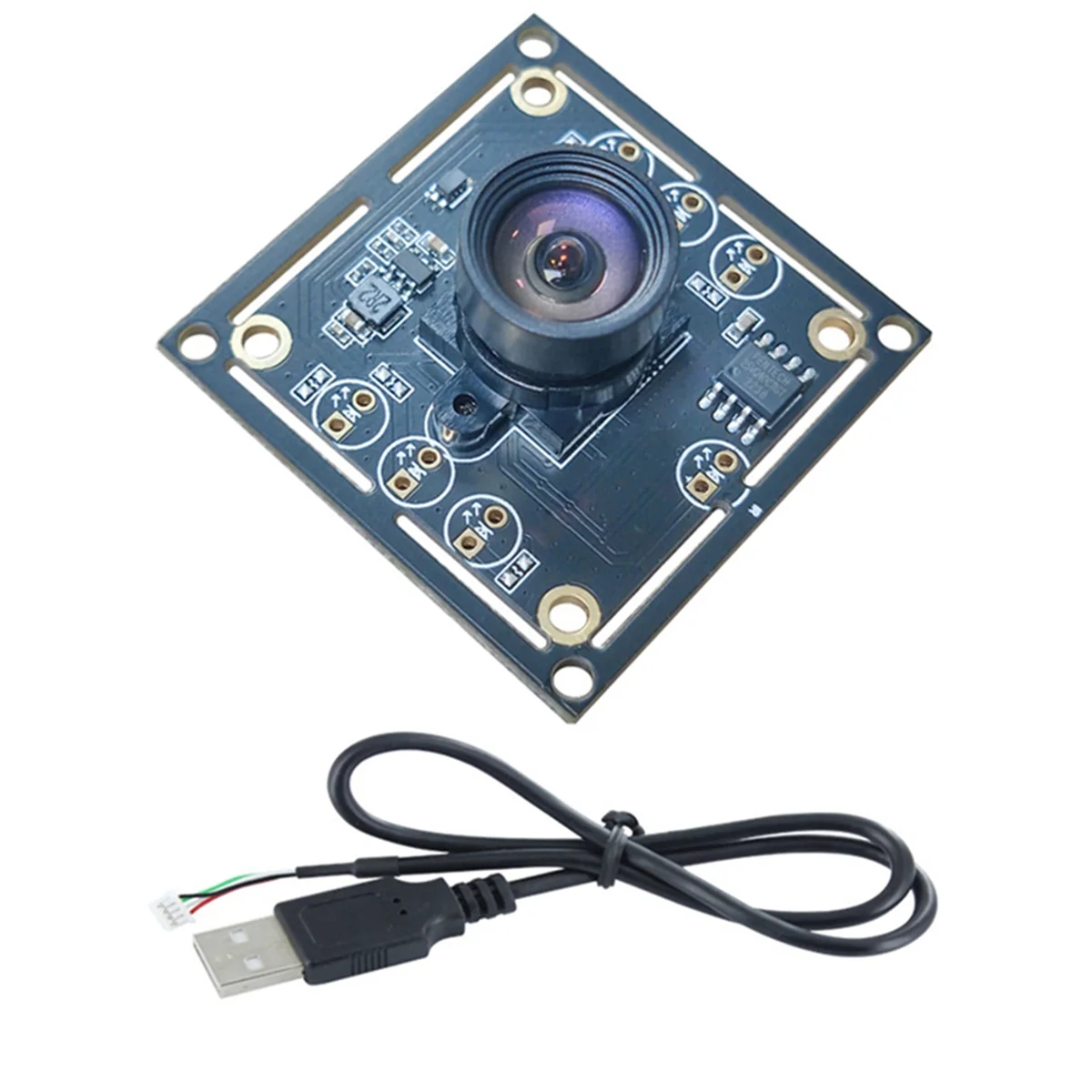 OV9732 1MP cameramodule 100 graden MJPG/YUY2 verstelbare handmatige focus 1280x720 met 2M kabel voor WinXP/7/8/10/Linux