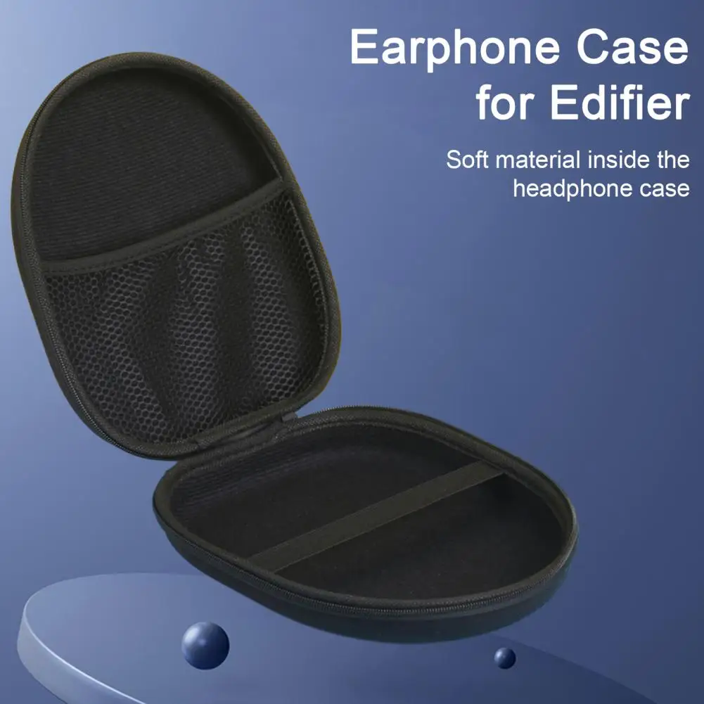 Dirt-resistant Headphone Case Headphone Case Protective Waterproof Earphone Case with Lanyard Mesh Layer Ideal for Edifier