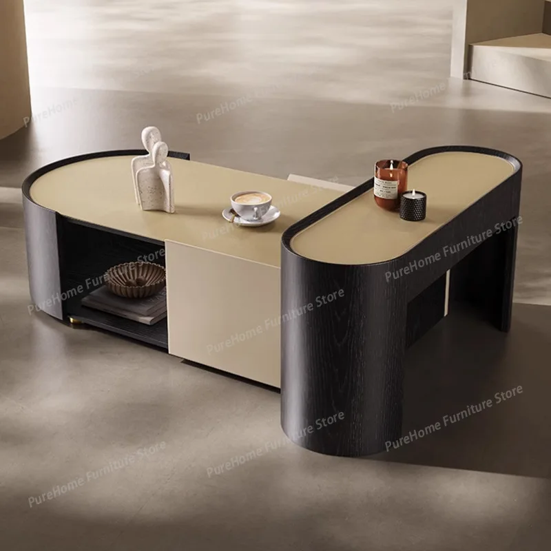 

Italian Minimalist Coffee Tables Nordic Creative High-End Art Coffee Tables Set Living Room Home Furniture Escritorios FYCT