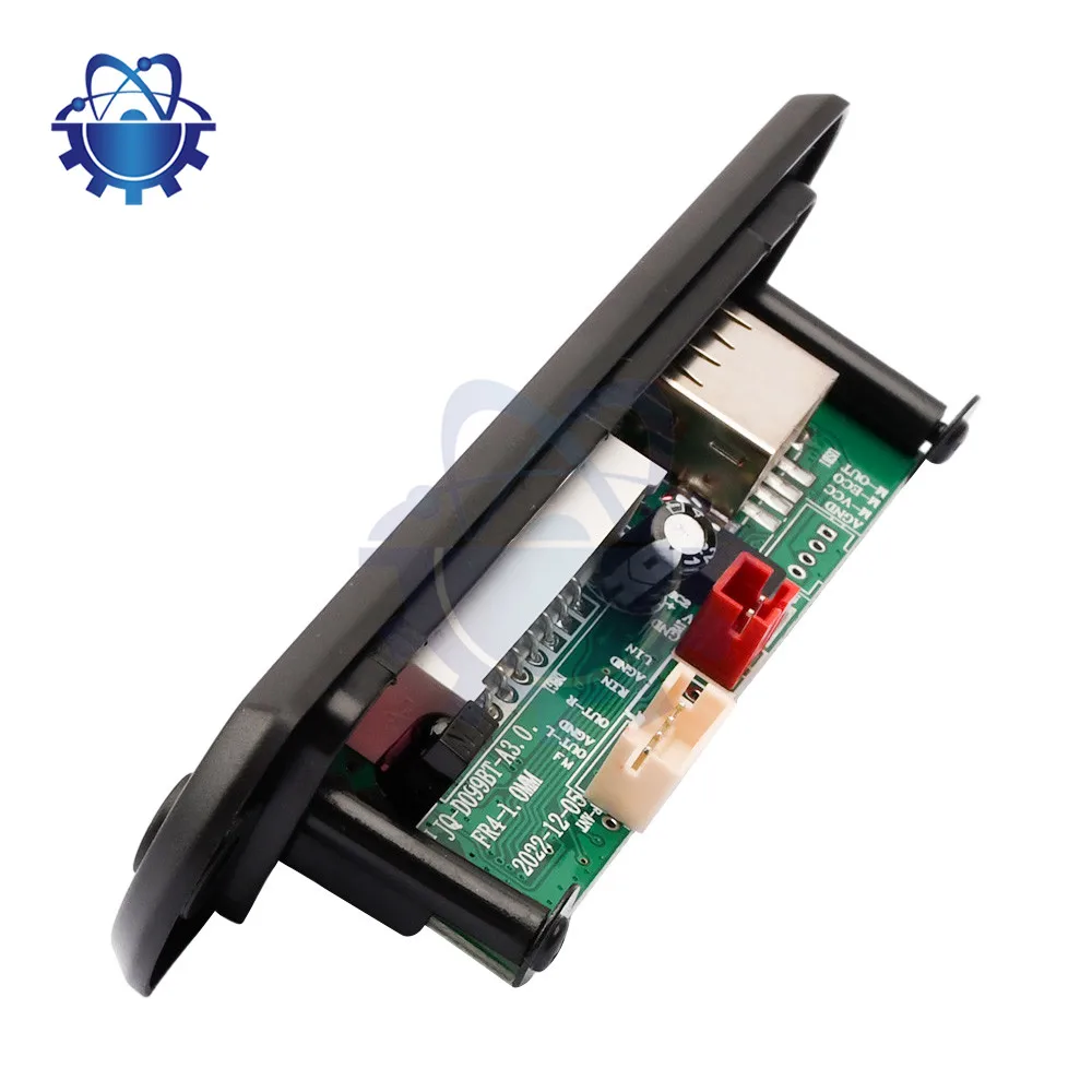 Carro MP3 Player Decodificador Board, FM Bluetooth Amplificador, Placa de Som, Controle Remoto, Suporte FM, TF, Módulo de Gravação USB