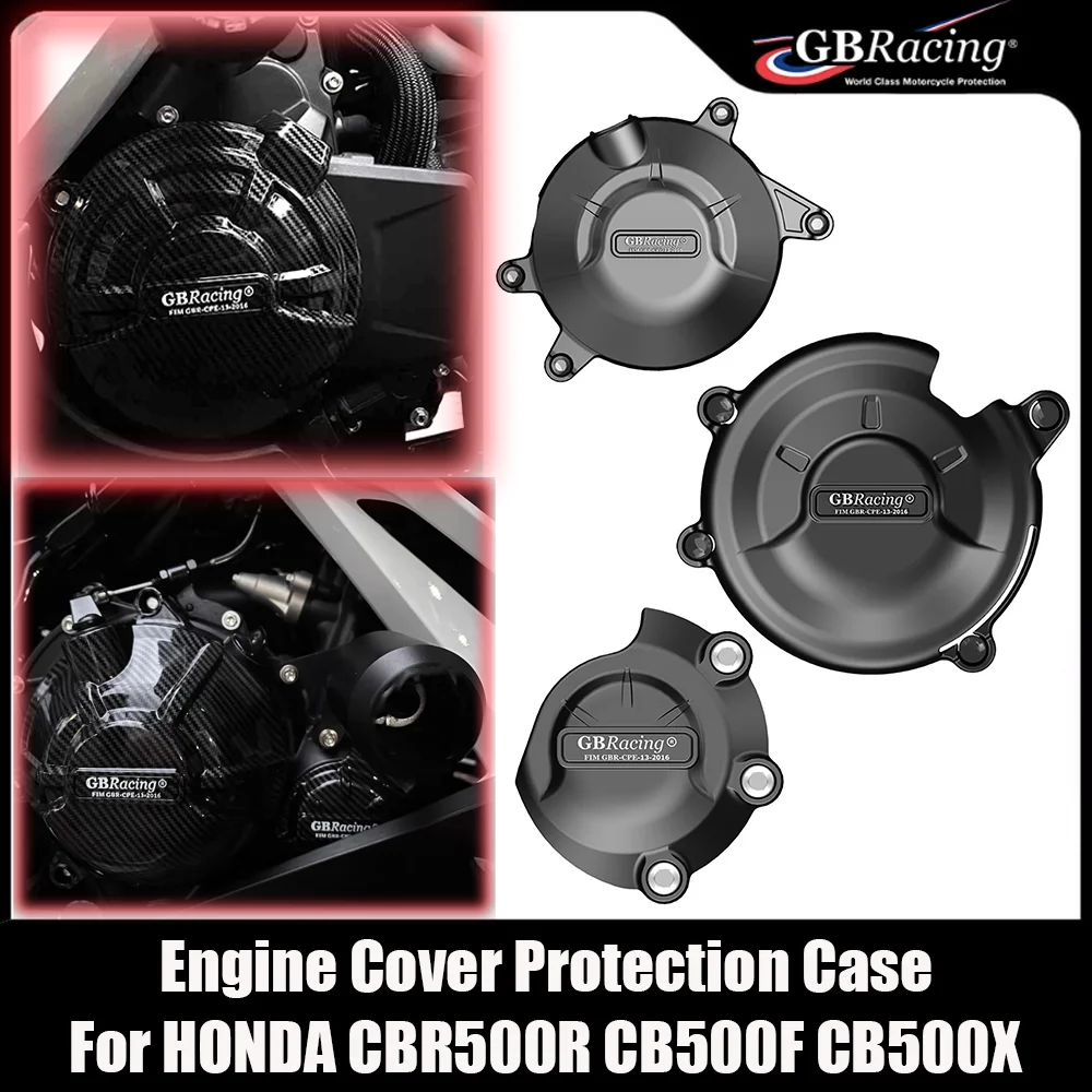 

CBR500R For HONDA CBR500R CB500F CB500X 2013-2018 Motorcycles Engine Cover Protection Case GB Racing Engine Covers Protectors